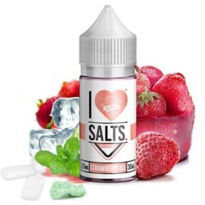STRAWBERRY ICE – I LOVE SALTS – MAD HATTER JUICE – 30ML